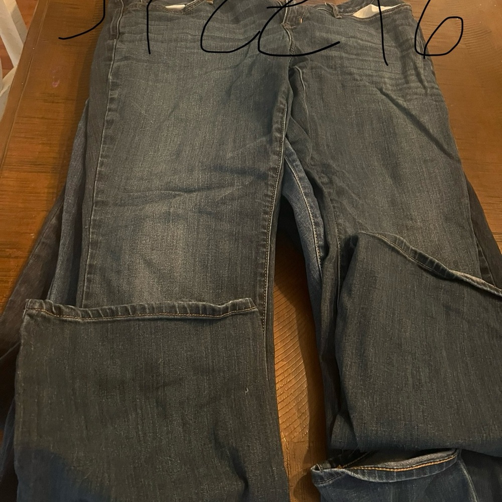 Dark Blue Denim Jeans